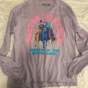 Marvel Lavender and Pink Graphic Tee